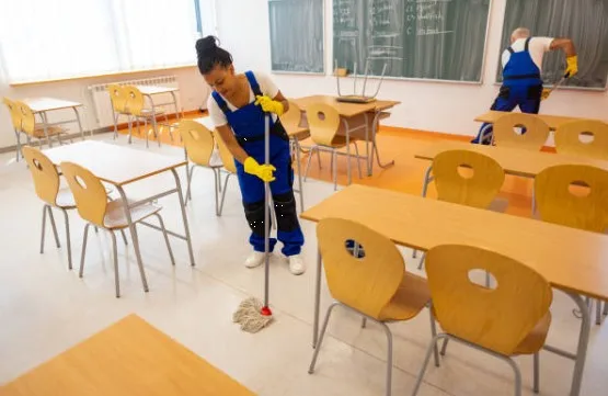 img school cleaning